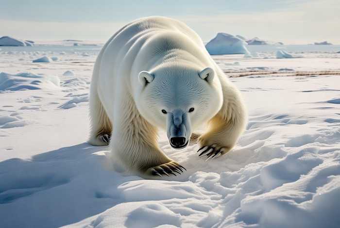 北极熊的生活习性英语加中文介绍、一篇关于北极熊的英文介绍