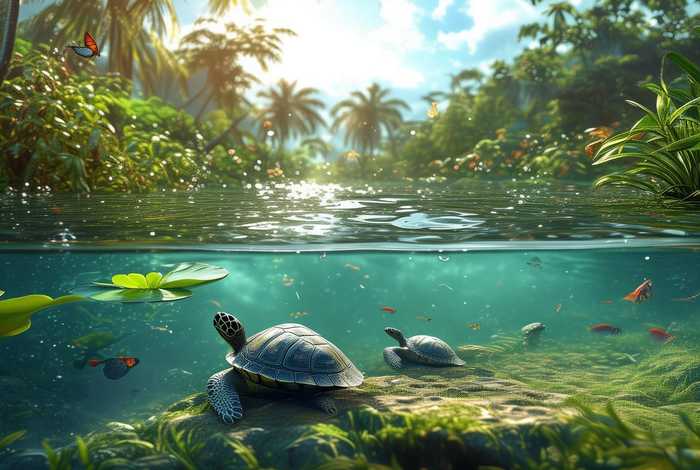 巴西龟的生活环境是什么样的、巴西龟的生活环境是什么样的呢 巴西龟的生活环境是什么样的、巴西龟的生活环境是什么样的呢