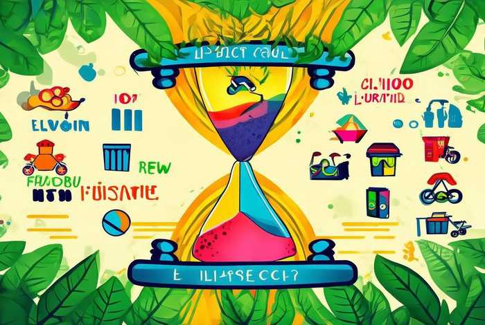 低碳生活手抄报素材沙漏 - 低碳生活手抄报素材图