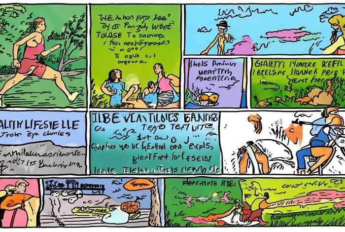 关于健康生活的手抄报英语 关于健康的生活方式的英语手抄报