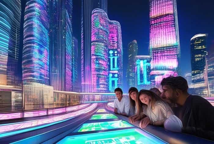 科技点亮生活艺术字 科技点亮生活素材