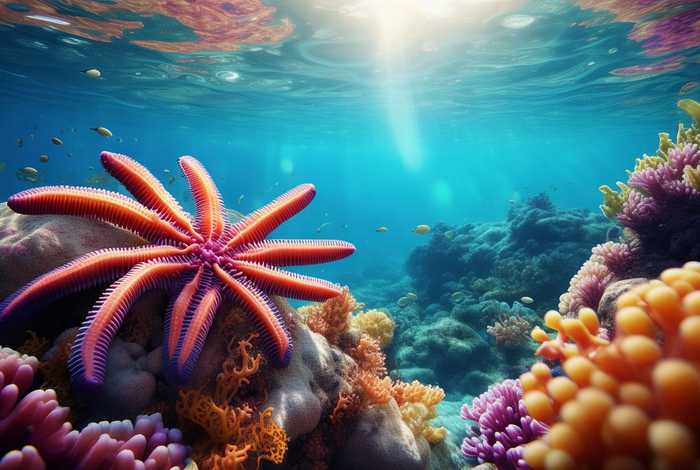 海星生活在什么地方图（海星是生活在什么地方的）