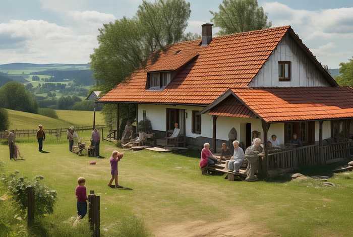 捷克农村的家庭真实生活 捷克农村的家庭真实生活图片