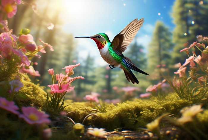 蜂鸟是在哪里生活的、蜂鸟是在哪里生活的呢