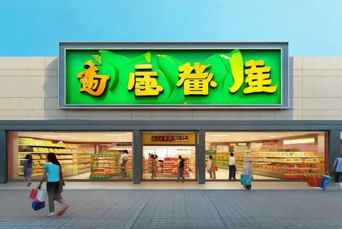 惠选生活超市图标（惠购生活超市门头图）