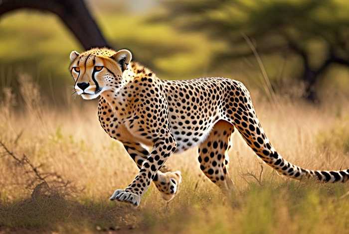 猎豹的生活方式和外形特征 - 猎豹的生活方式和外形特征描写