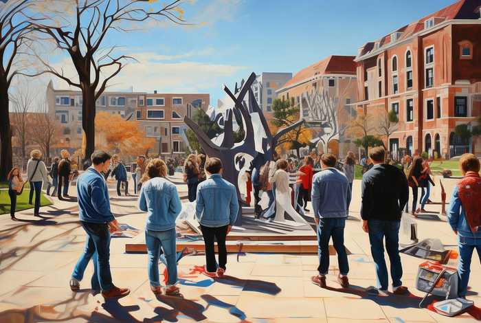 表现校园生活的美术作品 表现校园生活的美术作品名称