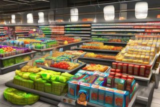 qq超市生活物语超市4口碑摆法；qq超市生活物语8口碑摆法图