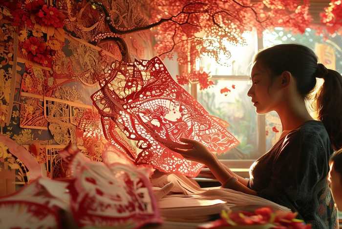 剪纸在生活中的应用场景（剪纸在生活中的应用场景是什么）