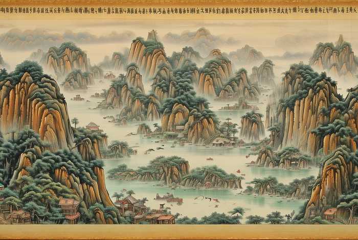 江山胜览图卷王振鹏高清（江山胜览图卷王振鹏高清图片大全）