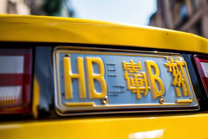 黄色hsb、黄色hs是什么车牌