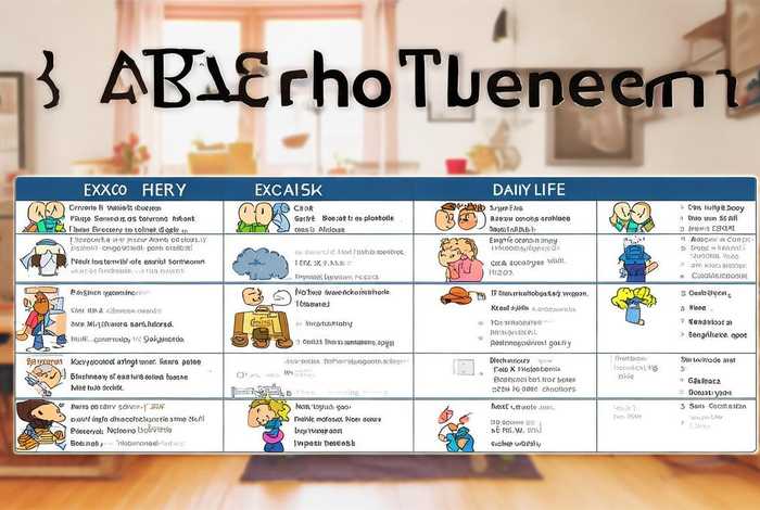 abc生活日常 abc理论生活中例子简短表格