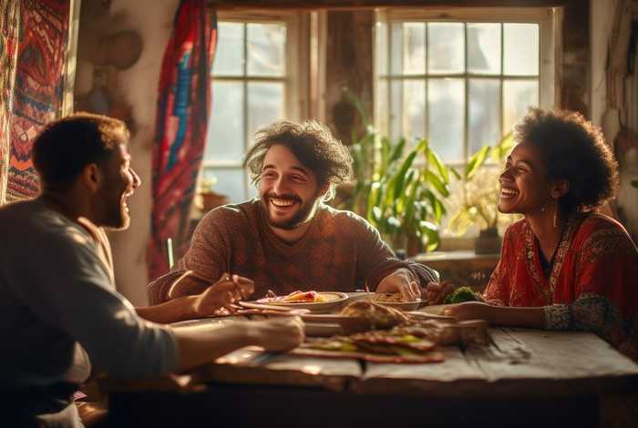 二男一女生活 - 二男一女生活在一起