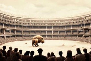 古罗马斗兽场 - 古罗马斗兽场简笔画