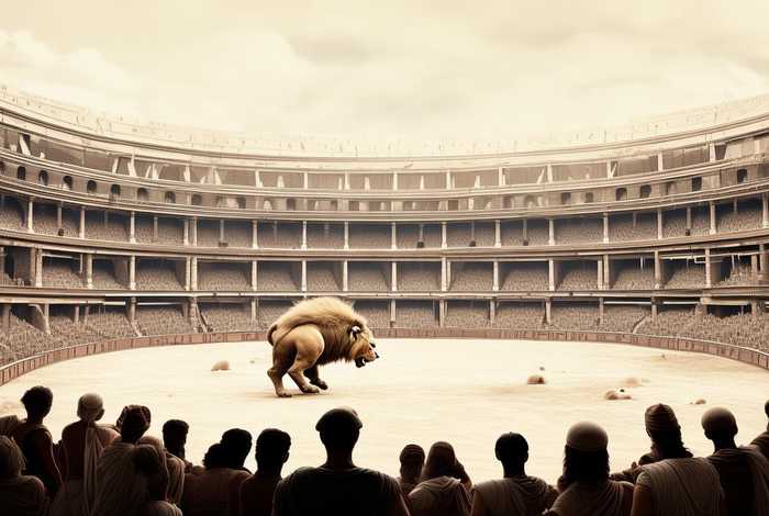 古罗马斗兽场 - 古罗马斗兽场简笔画