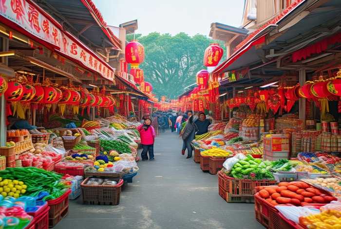 节前生活必需品市场总体平稳（春节期间,各地生活必需品市场供应丰富）