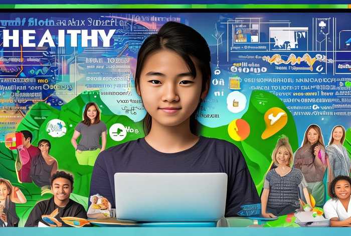 健康网络生活黑板报（健康网络生活手抄报）