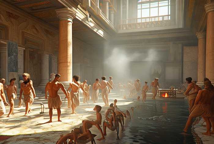 古罗马的日常生活 - 古罗马的日常生活-浴室和住宅图片 古罗马的日常生活 - 古罗马的日常生活-浴室和住宅图片
