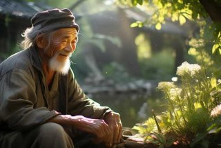 古代农家养老日常，古代农家养老日常 一寸青