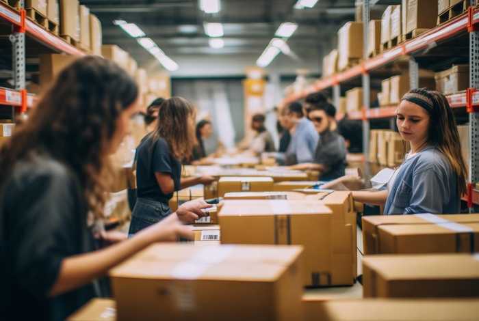 电商生活3天发5000件；电商一天1000多单