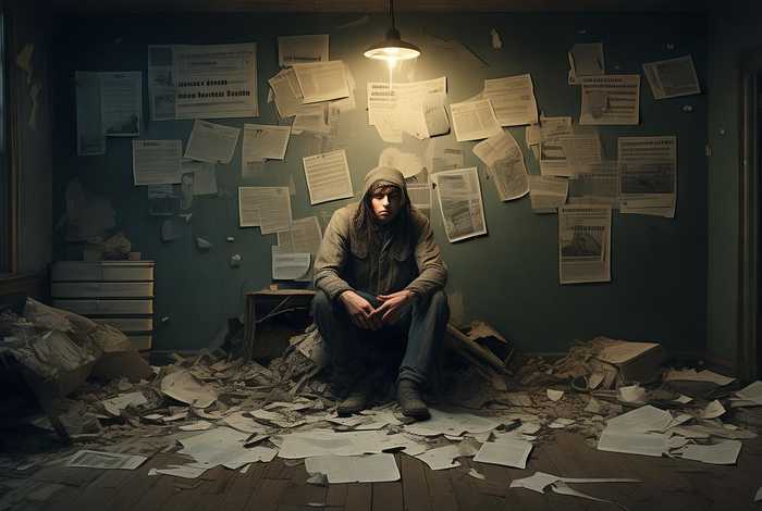 负债生活过得一塌糊涂，负债累累生活过得一塌糊涂