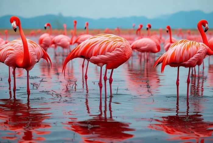 火烈鸟生活在哪里陆地还是水里，火烈鸟是生活在陆地上吗