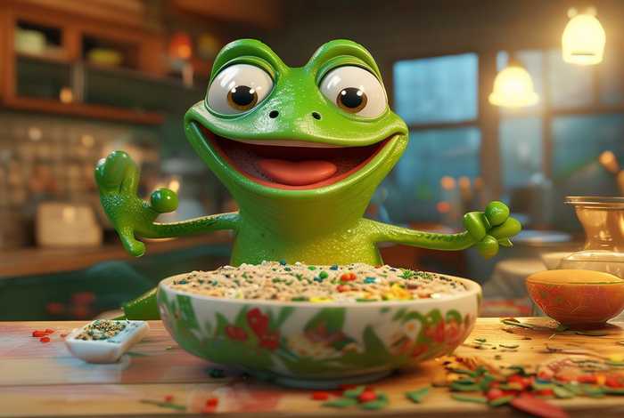 绿豆蛙给生活加点料表情包，绿豆蛙表情包贴吧