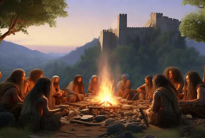 北京人生活想象图，早期北京人生活想象图