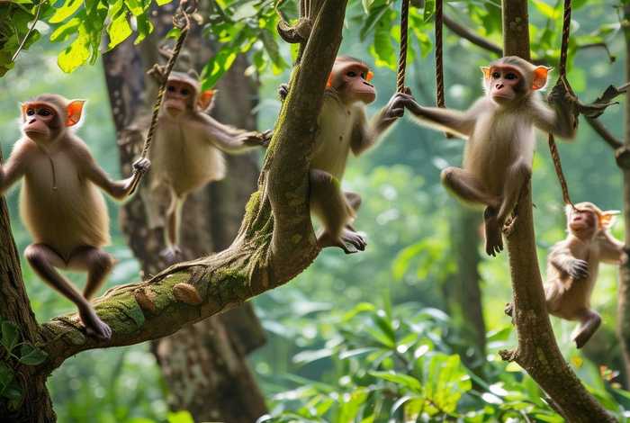 猴的生活习性简短描写 - 猴子的生活特征和生活方式