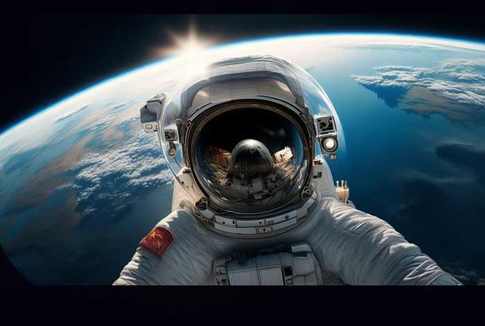 航天员太空生活照，航天员太空生活照片高清