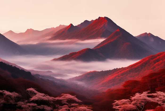 京都的山叫什么；京都山脉为什么是红色的