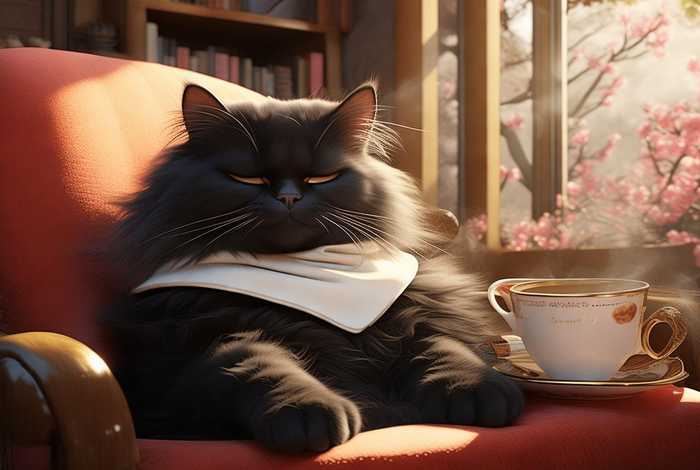 咖啡猫的辛福生活（咖啡猫的辛福生活视频）