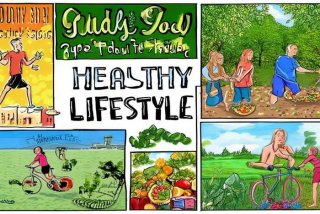 关于健康生活的英语手抄报，关于健康的生活方式的英语手抄报