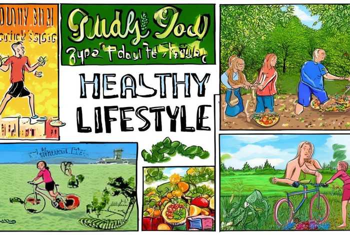 关于健康生活的英语手抄报，关于健康的生活方式的英语手抄报