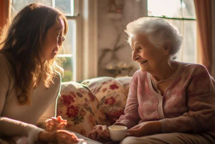 和老太太相处的快乐（和老太太相处的快乐说说）