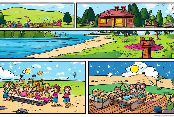 假期生活连环画（假期生活连环画简单又漂亮）