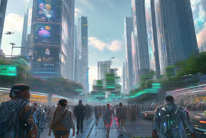 关于未来生活和发展的科学幻想画；关于未来生活和发展的科学幻想画怎么画