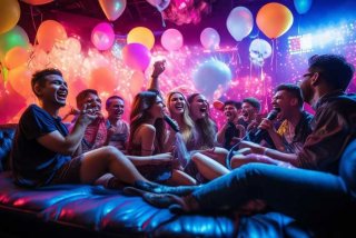 ktv夜生活嗨翻全场；ktv生活视频