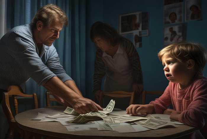 父母要生活费要挟孩子，父母要生活费要挟孩子的句子