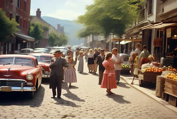 50年代的生活状况描写；50年代的生活状况描写句子