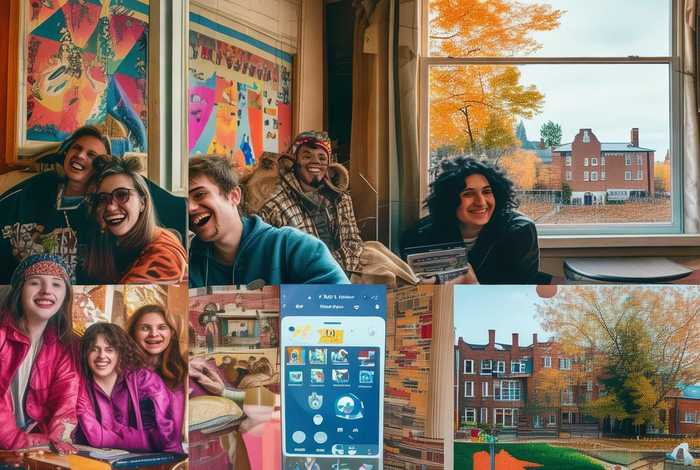 大学生活的朋友圈、开启大学生活的朋友圈