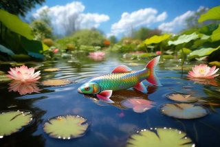 鲤鱼生活在哪里看图写话（小鲤鱼生活在哪里）