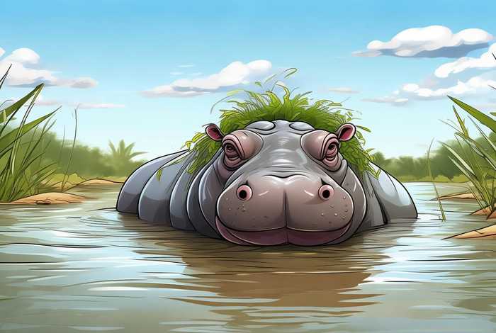 河马生活在哪里？怎么画；河马生活在哪里？怎么画简笔画