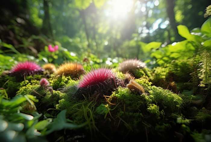 毛毛虫生活环境在哪里 毛毛虫生活在哪里的图片