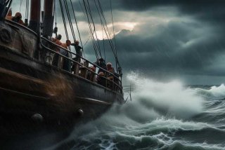 航海生活什么非常艰苦什么充满危险 - 那时,航海生活不光非常艰苦,而且充满危险