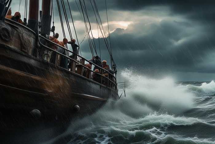 航海生活什么非常艰苦什么充满危险 - 那时,航海生活不光非常艰苦,而且充满危险
