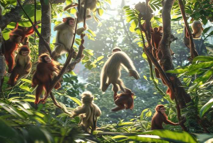 猴群生活揭秘（猴群生活揭秘图片）