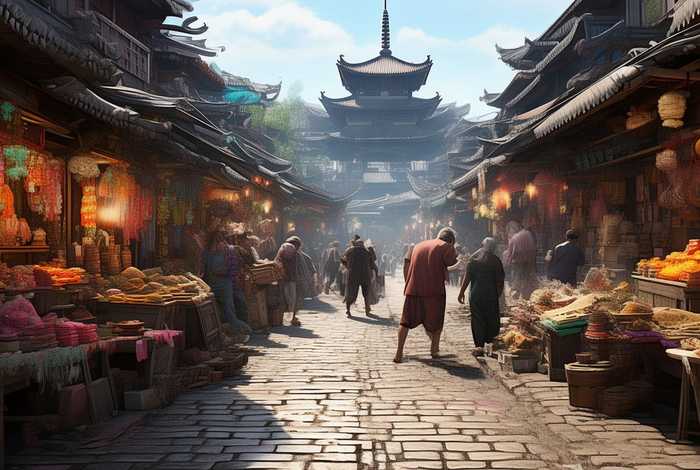 古代市井繁华的景象；古代市井繁华的景象有哪些