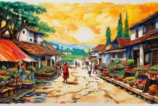 家乡生活（家乡生活手抄报）