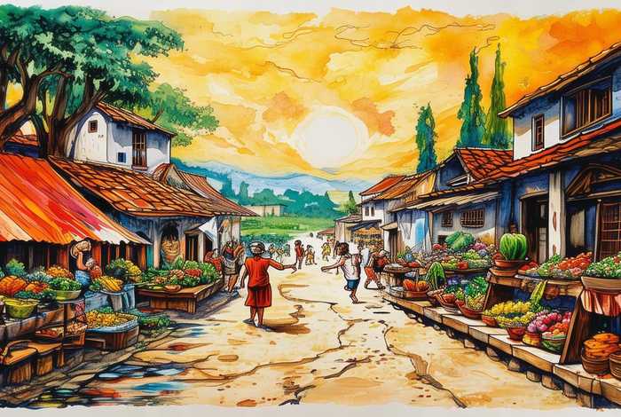 家乡生活（家乡生活手抄报）